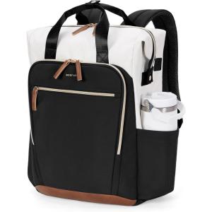 imageECOHUB 17 Laptop bag for Women 25L Teachers Laptop Backpack Work Backpack for Professional Nurse Travel Backpack BlueBlack