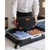 imageECOHUB Hardside Expandable Carry On Luggage amp Toiletry Bag for Men