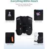imageECOHUB Running Hydration Vest Backpack with 2500ML Soft Flask Lightweight Trail Running Pack for Men Women Adjustable No Bounce Hydration Backpack for Marathon Hiking CyclingBlack