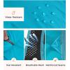 imageECOHUB 15L Lightweight Packable Hiking Backpack for Travel Small Daypack with Chest Strap amp Phone Pocket Water Resistant Foldable Backpack for Men WomenPacific Teal