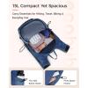 imageECOHUB 15L Lightweight Packable Hiking Backpack for Travel Small Daypack with Chest Strap amp Phone Pocket Water Resistant Foldable Backpack for Men WomenBlue