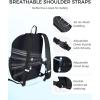 imageECOHUB 15L UltraLightweight Packable Backpack Casual Daypack for Daily Use Small Hiking amp Travel Foldable Backpack WaterResistant Nylon Reflective DesignBlack