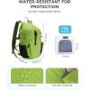 imageECOHUB 15L UltraLightweight Packable Backpack Casual Daypack for Daily Use Small Hiking amp Travel Foldable Backpack WaterResistant Nylon Reflective DesignGreen
