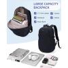 imageECOHUB 17 Laptop Backpacks with Laptop Compartment Work Backpack Women Lightweight amp Water Resistant Travel BackpackBlackBlack