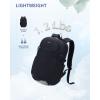 imageECOHUB 17 Laptop Backpacks with Laptop Compartment Work Backpack Women Lightweight amp Water Resistant Travel BackpackBlackBlack