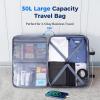 imageECOHUB 17 Travel Backpack for Men United Airlines Personal Item Travel Bag TSA Friendly Business Computer Bag with USB Charging Port amp Wet CompartmentBlueGrey