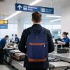 imageECOHUB 17 Travel Backpack for Men United Airlines Personal Item Travel Bag TSA Friendly Business Computer Bag with USB Charging Port amp Wet CompartmentBlueBlue