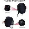 imageECOHUB Crossbody Bags for Men with RFID AntiTheft Lightweight Travel Hiking Sling Backpack Small Sports Shoulder Bag GreyBlack