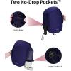 imageECOHUB Crossbody Bags for Men with RFID AntiTheft Lightweight Travel Hiking Sling Backpack Small Sports Shoulder Bag GreyNavy Blue