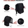 imageECOHUB Crossbody Bags for Women Men AntiTheft RFID Blocking Sling Backpack Water Resistant Chest Shoulder Daypack RedBlack