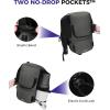 imageECOHUB Crossbody Bags for Women Men AntiTheft RFID Blocking Sling Backpack Water Resistant Chest Shoulder Daypack RedGrey