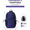 imageECOHUB Crossbody Bags for Women Men AntiTheft RFID Blocking Sling Backpack Water Resistant Chest Shoulder Daypack RedNavy Blue