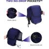imageECOHUB Crossbody Bags for Women Men AntiTheft RFID Blocking Sling Backpack Water Resistant Chest Shoulder Daypack RedNavy Blue