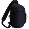 imageECOHUB Crossbody Bags for Men with RFID AntiTheft Lightweight Travel Hiking Sling Backpack Small Sports Shoulder Bag GreyBlack