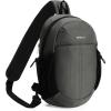 imageECOHUB Crossbody Bags for Men with RFID AntiTheft Lightweight Travel Hiking Sling Backpack Small Sports Shoulder Bag GreyGrey