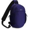 imageECOHUB Crossbody Bags for Men with RFID AntiTheft Lightweight Travel Hiking Sling Backpack Small Sports Shoulder Bag GreyNavy Blue
