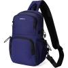 imageECOHUB Crossbody Bags for Women Men AntiTheft RFID Blocking Sling Backpack Water Resistant Chest Shoulder Daypack RedNavy Blue