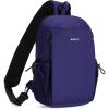 imageECOHUB Sling Bag for Women Men Anti Theft Crossbody Bags Travel Purses Anti Theft Crossbody Hiking Backpacking Packs BlackNavy Blue