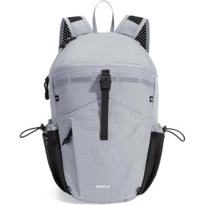 imageECOHUB 15L UltraLightweight Packable Backpack Casual Daypack for Daily Use Small Hiking amp Travel Foldable Backpack WaterResistant Nylon Reflective DesignGrey