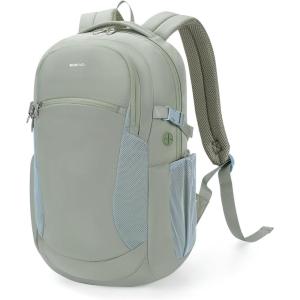 imageECOHUB 17 Laptop Backpacks with Laptop Compartment Work Backpack Women Lightweight amp Water Resistant Travel BackpackBlackGreen