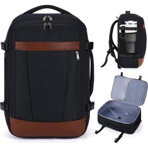imageECOHUB 17 Travel Backpack for Men United Airlines Personal Item Travel Bag TSA Friendly Business Computer Bag with USB Charging Port amp Wet CompartmentBlueBlack