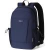 imageECOHUB Mini AntiTheft RFID Backpack for Women and Men WaterResistant Lightweight Travel Daypack with iPad Sleeve Key Holder 9 Pockets Daily Short Trips BlackBlue