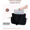 imageECOHUB Tote Bag for Women Work Tote Bags with Laptop Compartment Large Corduroy Tote Bag Shoulder Bag Handbag for TravelBlack