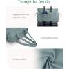 imageECOHUB Tote Bag for Women Work Tote Bags with Laptop Compartment Large Corduroy Tote Bag Shoulder Bag Handbag for TravelBlue Green