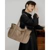 imageECOHUB Tote Bag for Women Work Tote Bags with Laptop Compartment Large Corduroy Tote Bag Shoulder Bag Handbag for TravelDark Khaki