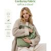 imageECOHUB Tote Bag for Women Work Tote Bags with Laptop Compartment Large Corduroy Tote Bag Shoulder Bag Handbag for TravelGreen