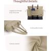 imageECOHUB Tote Bag for Women Work Tote Bags with Laptop Compartment Large Corduroy Tote Bag Shoulder Bag Handbag for TravelKhaki