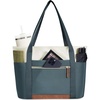 image:imageECOHUB Large Tote Bags for Women Lightweight Laptop Tote Bag for Work Nurse Teacher Travel Totes with Compartments Cup HolderBlue