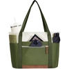 image:imageECOHUB Large Tote Bags for Women Lightweight Laptop Tote Bag for Work Nurse Teacher Travel Totes with Compartments Cup HolderGreen