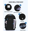 image:imageECOHUB Travel Backpack for Women Men Carry On Backpack with Water Bottle Pocket TSA156inch Laptop Flight Approved Casual Daypack for Weekender Business BlackBlack