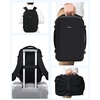 image:imageECOHUB Travel Backpack for Women Men Carry On Backpack with Water Bottle Pocket TSA156inch Laptop Flight Approved Casual Daypack for Weekender Business BlackBlack