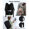 image:imageECOHUB Travel Backpack for Women Men Carry On Backpack with Water Bottle Pocket TSA156inch Laptop Flight Approved Casual Daypack for Weekender Business BlackBlack