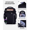image:imageECOHUB 19 Large Travel Backpack Carry on Luggage Airline Approved Water Resistant Rucksacks Fit 156 Laptop AirTag Pocket Lightweight Casual Daypack 34L BlackBlack3