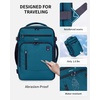 image:imageECOHUB 19 Large Travel Backpack Carry on Luggage Airline Approved Water Resistant Rucksacks Fit 156 Laptop AirTag Pocket Lightweight Casual Daypack 34L BlackBlue Green2