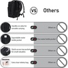 image:imageECOHUB 19 Large Travel Backpack Carry on Luggage Airline Approved Water Resistant Rucksacks Fit 156 Laptop AirTag Pocket Lightweight Casual Daypack 34L BlackBlack