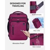 image:imageECOHUB 19 Large Travel Backpack Carry on Luggage Airline Approved Water Resistant Rucksacks Fit 156 Laptop AirTag Pocket Lightweight Casual Daypack 34L BlackRed3