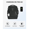 image:imageECOHUB 19 Large Travel Backpack Carry on Luggage Airline Approved Water Resistant Rucksacks Fit 156 Laptop AirTag Pocket Lightweight Casual Daypack 34L BlackBlack2