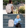 image:imageECOHUB 19 Large Travel Backpack Carry on Luggage Airline Approved Water Resistant Rucksacks Fit 156 Laptop AirTag Pocket Lightweight Casual Daypack 34L BlackBeige