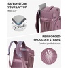 image:imageECOHUB 19 Large Travel Backpack Carry on Luggage Airline Approved Water Resistant Rucksacks Fit 156 Laptop AirTag Pocket Lightweight Casual Daypack 34L BlackPink2