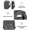 image:imageECOHUB 19 Large Travel Backpack Carry on Luggage Airline Approved Water Resistant Rucksacks Fit 156 Laptop AirTag Pocket Lightweight Casual Daypack 34L BlackGrey2