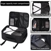 image:imageECOHUB 19 Large Travel Backpack Carry on Luggage Airline Approved Water Resistant Rucksacks Fit 156 Laptop AirTag Pocket Lightweight Casual Daypack 34L BlackBlack