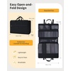 image:imageECOHUB Hanging Travel Closet Portable Luggage Organizer Carryon Packing BagBlackBlack