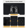 image:imageECOHUB Hanging Travel Closet Portable Luggage Organizer Carryon Packing BagBlackBlack