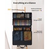 image:imageECOHUB Hanging Travel Closet Portable Luggage Organizer Carryon Packing BagBlackBlack