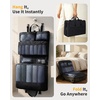 image:imageECOHUB Hanging Travel Closet Portable Luggage Organizer Carryon Packing BagBlackBlack