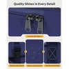 image:imageECOHUB Hanging Travel Closet Portable Luggage Organizer Carryon Packing BagBlackBlue